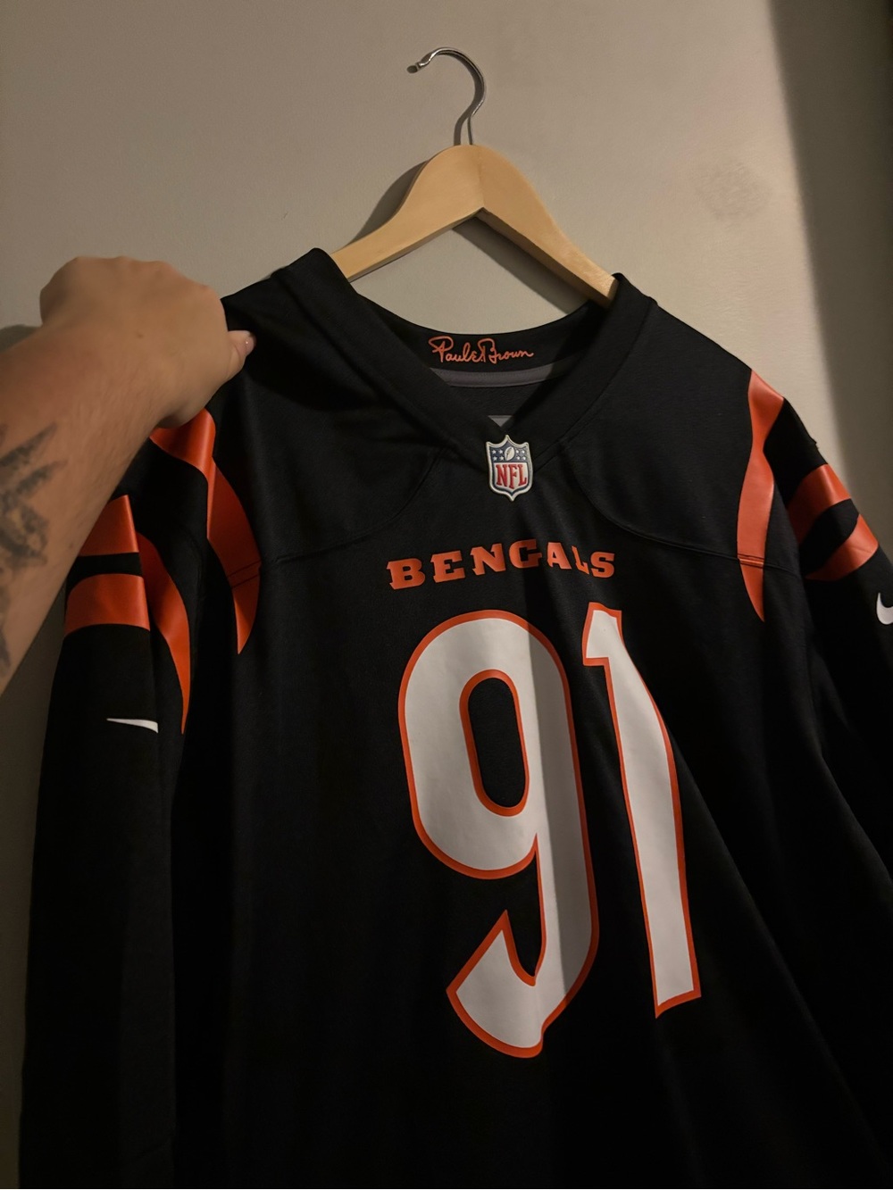 Cincinnati Bengals Black & Orange Jersey